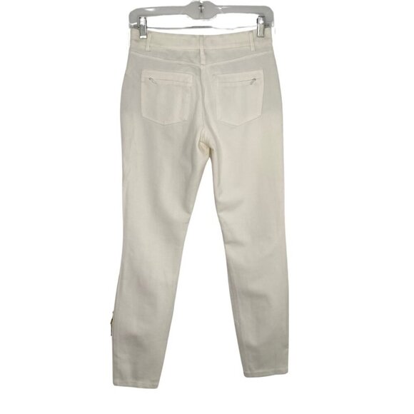 White House Black Market White Skinny Leg Stretch Pants, Size OR/XS #272 - Picture 3 of 12